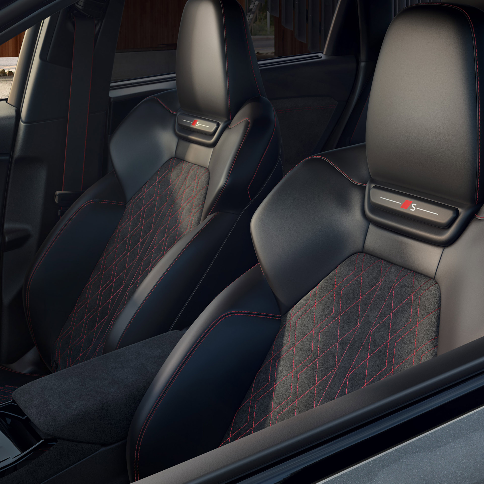 Športové sedadlá v Audi SQ6 SUV e-tron