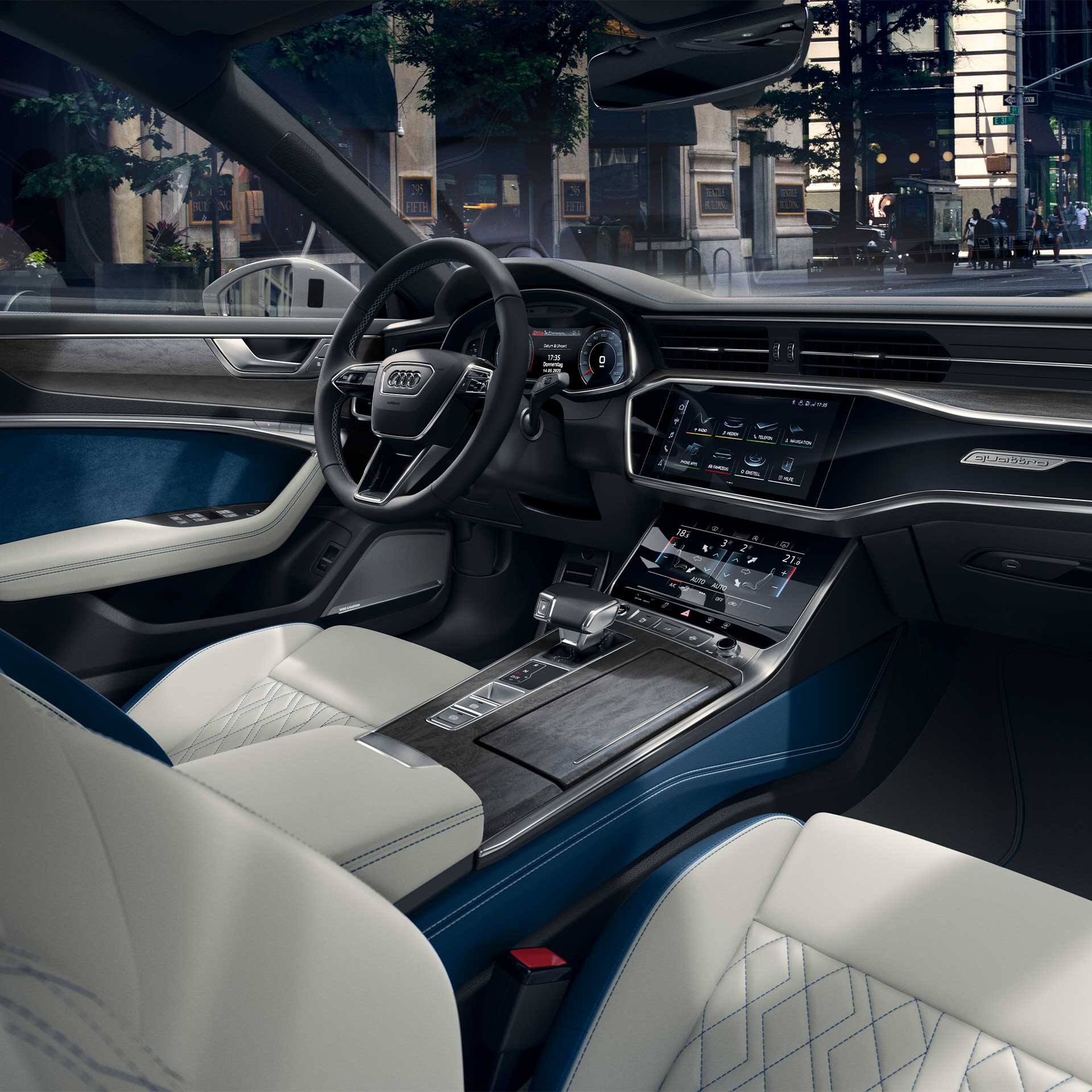 Interior Audi A7 Sprtback cu capitonaj Audi exclusive