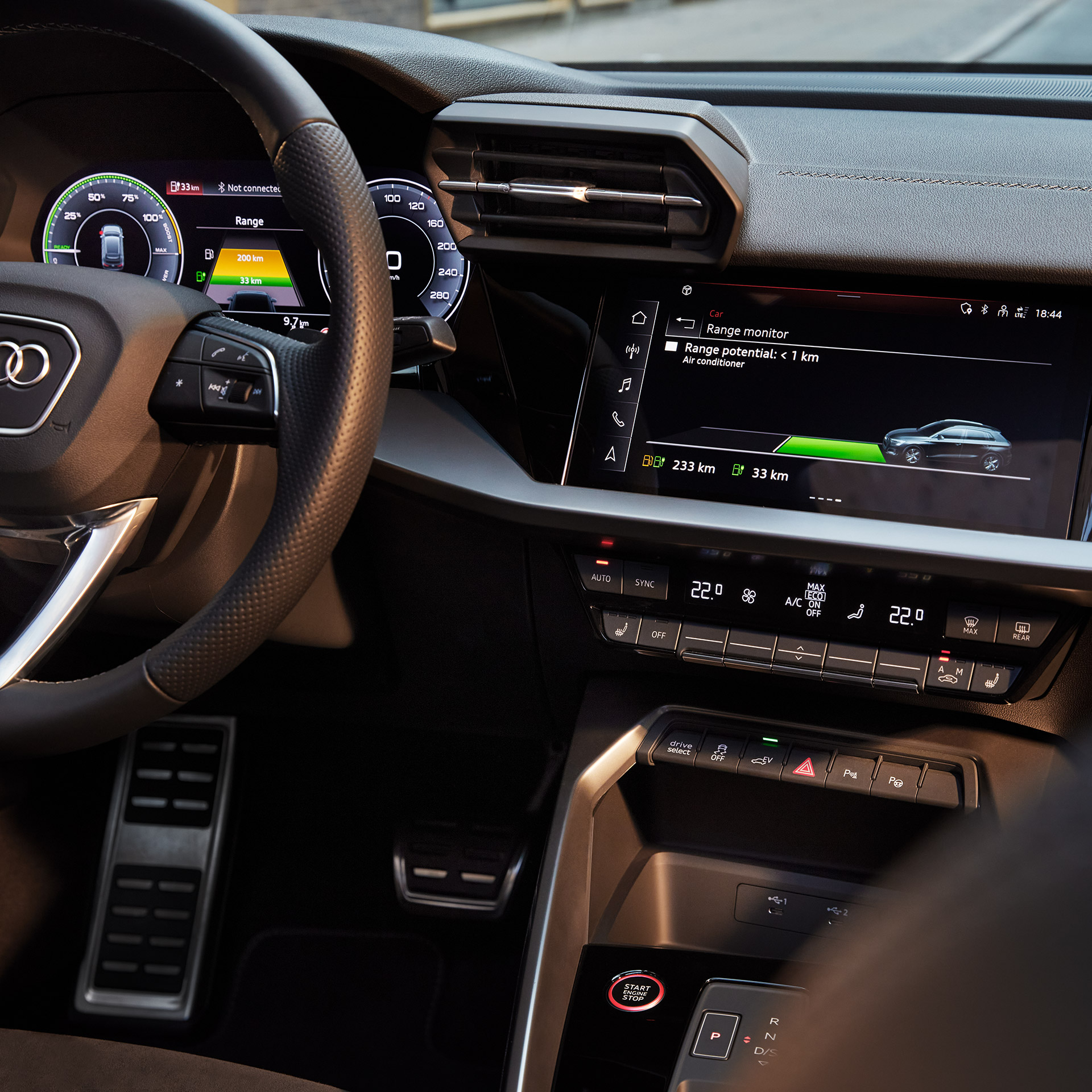 Sistemul MMI la Audi A3 Sportback TFSI e 
