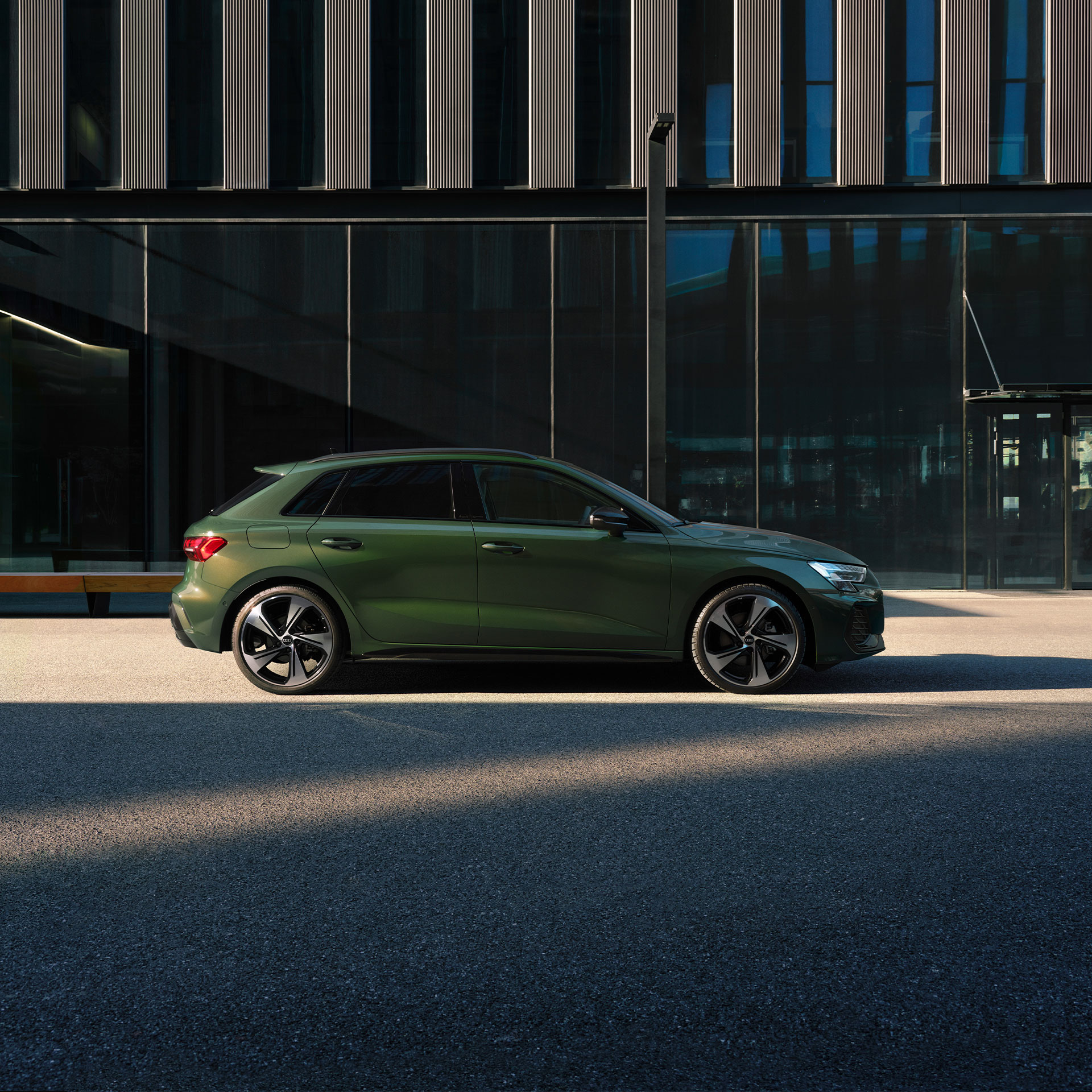 Audi A3 Sportback bočný pohľad