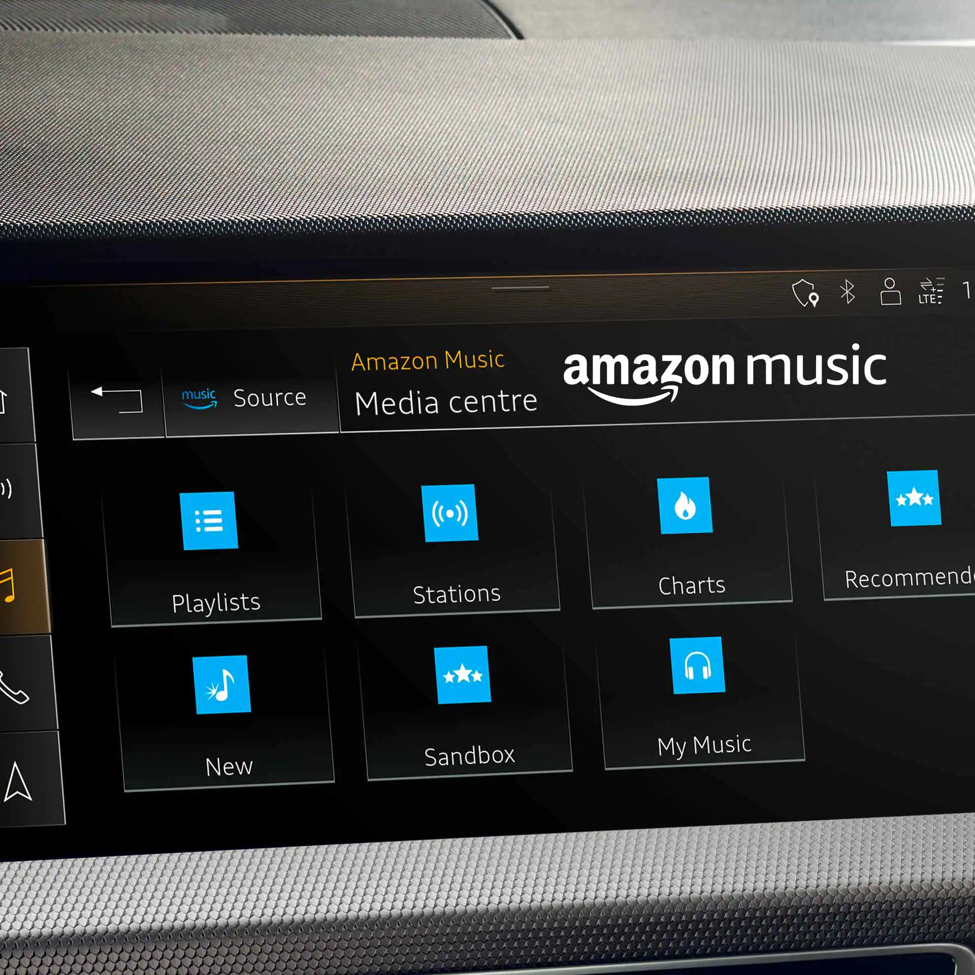 Sistem MMI cu Amazon Music