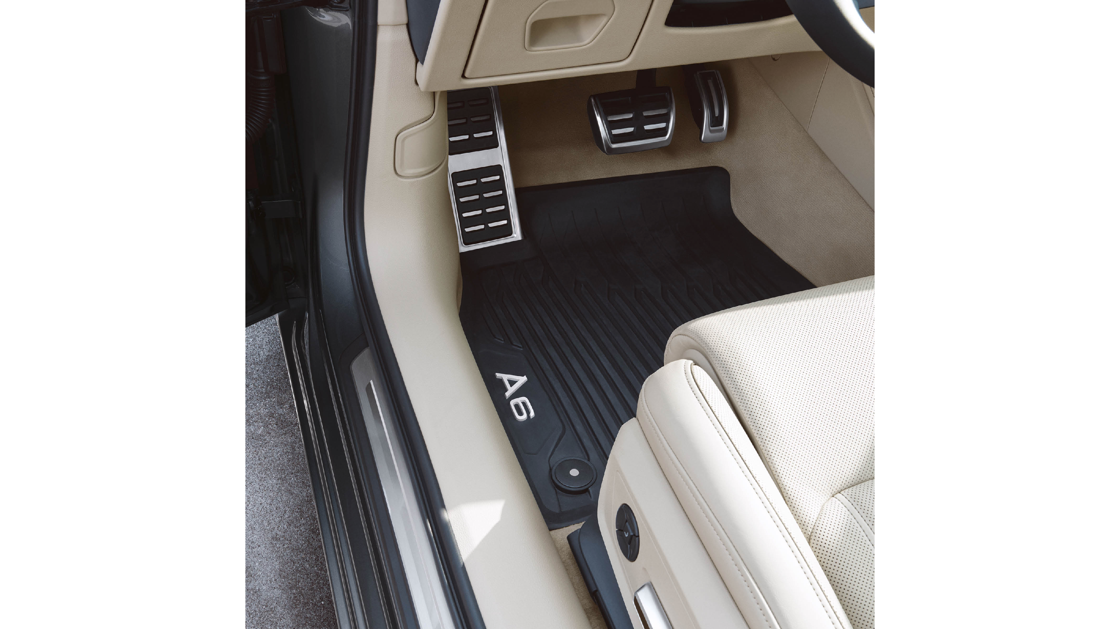 Audi Original Premium Textilfussmatten Velours Stoff Fussmatten vorn A6 4F  4F1061275P MNO