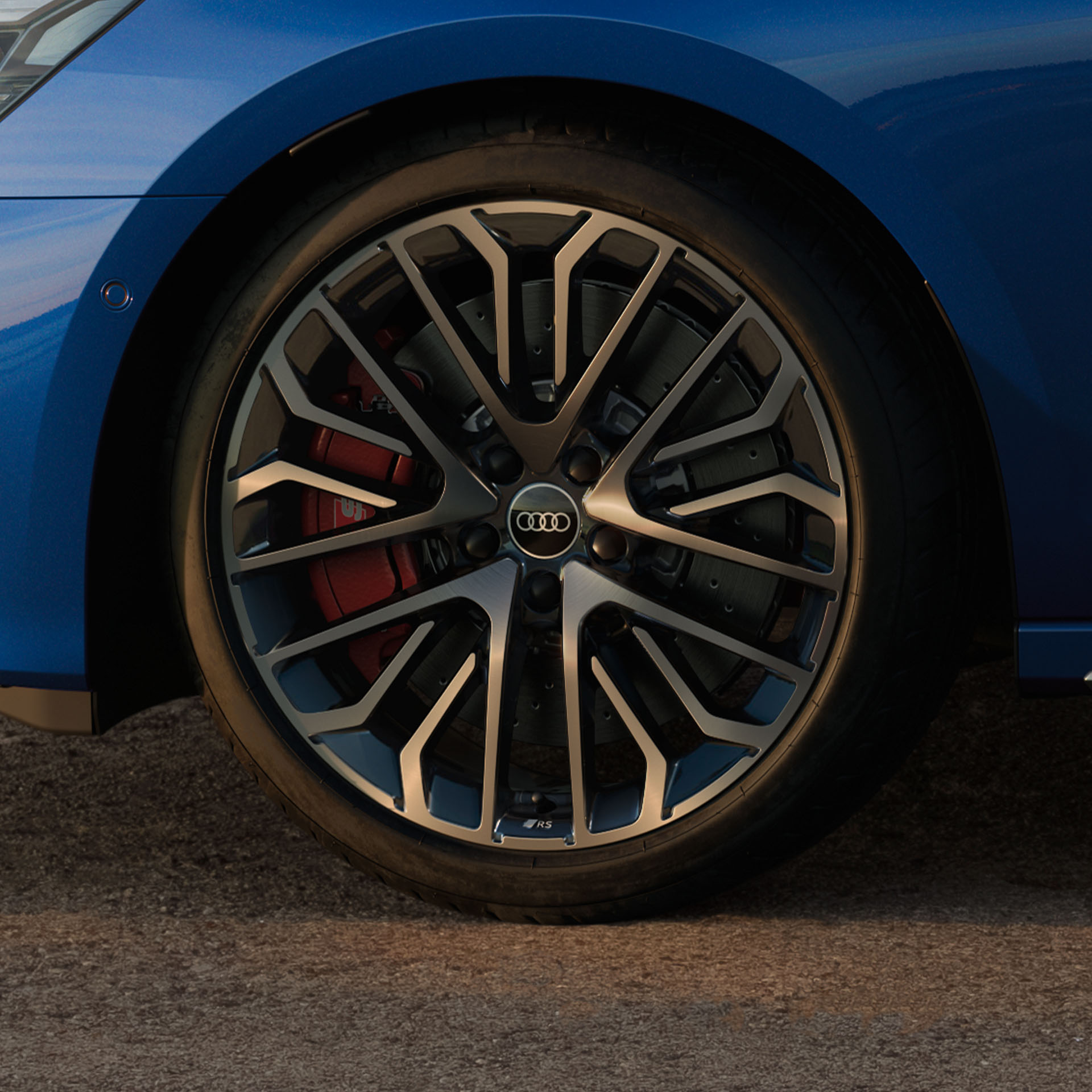 Detailní pohled na kola Audi S3 Limuzína