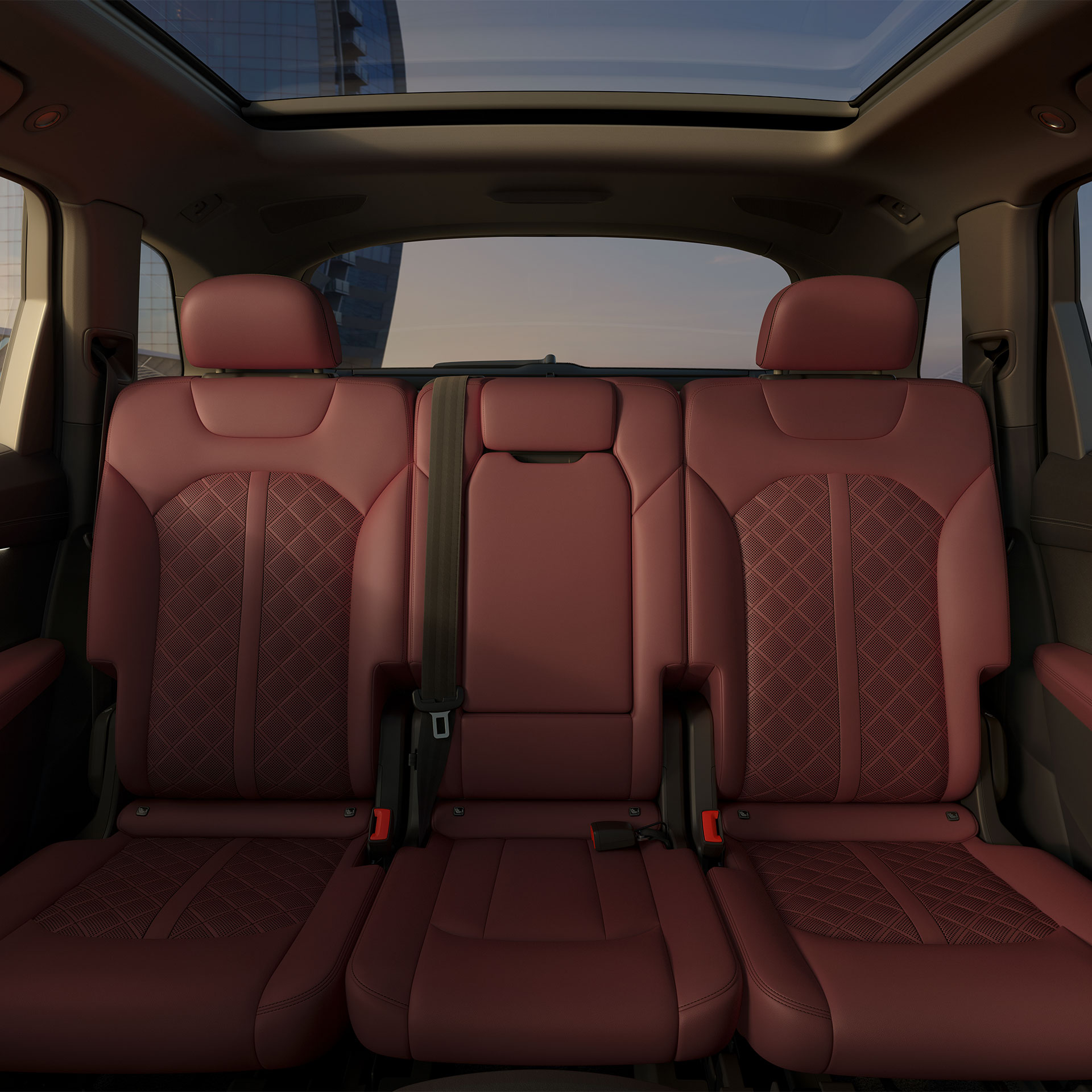 Audi SQ 7 SUV zadné sedadlá