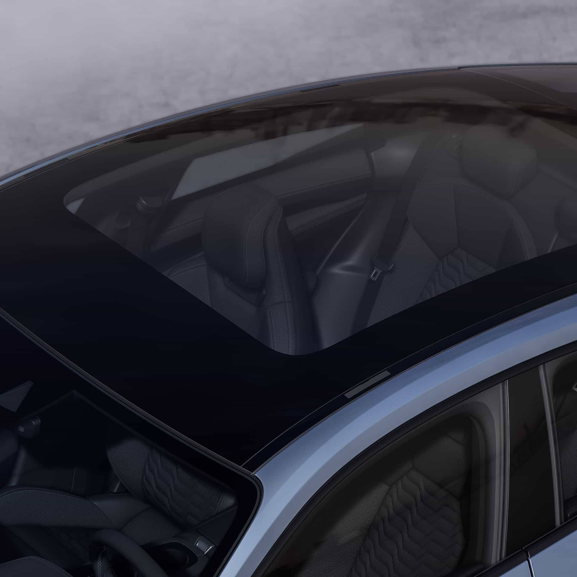 Панорамен стъклен покрив Audi e-tron GT