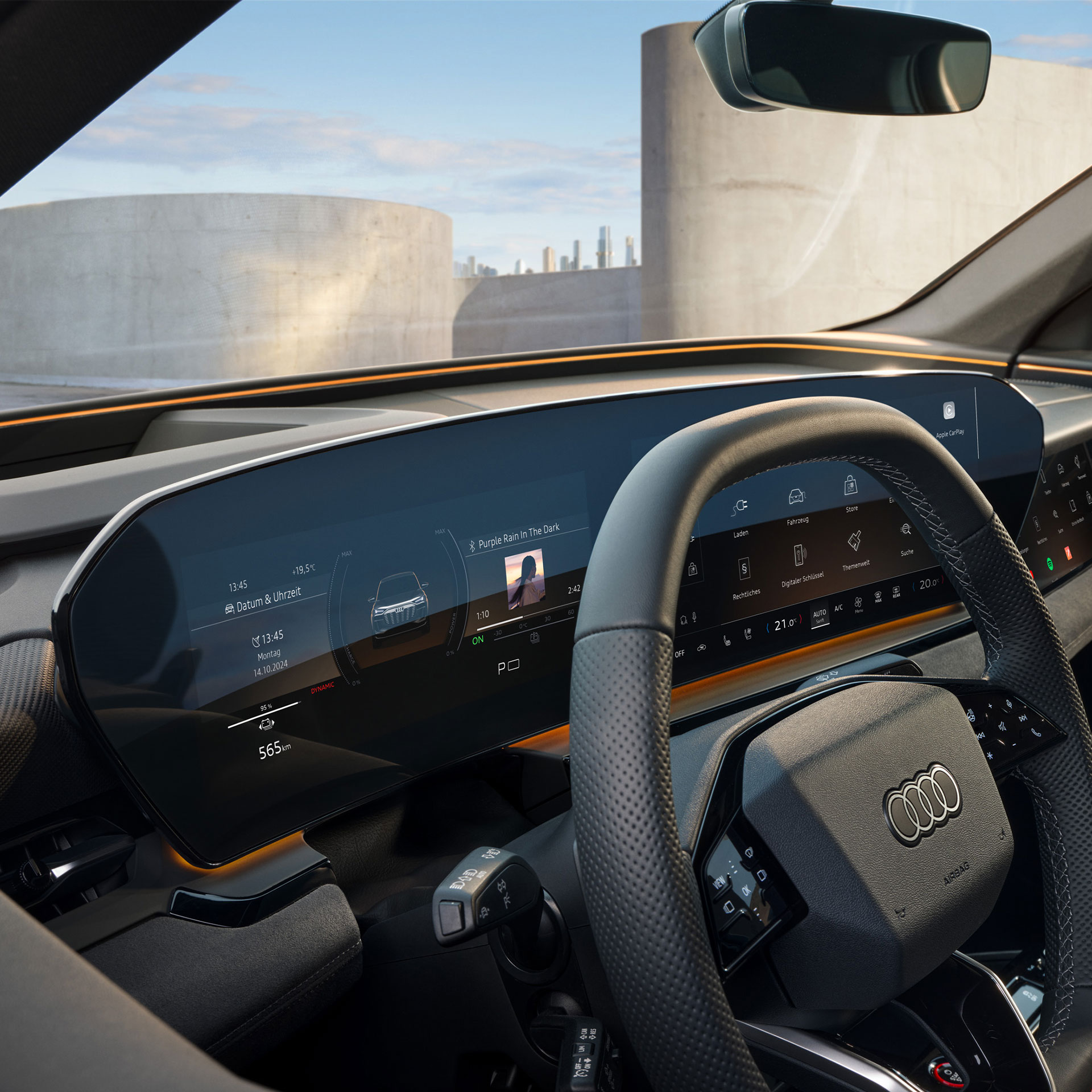 Interior Audi SQ6 Sportback e-tron