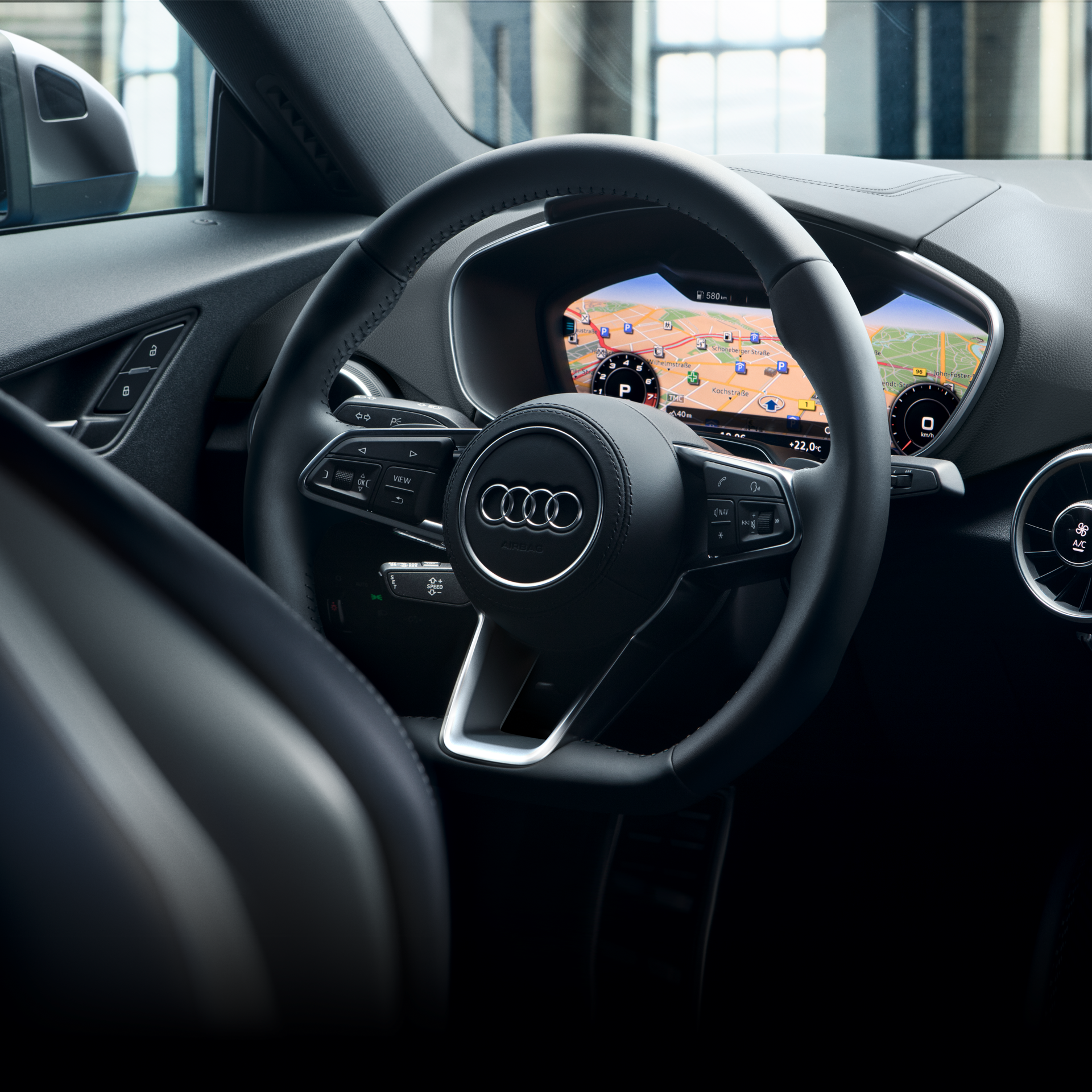 Innenraum mit virtual cockpit Audi TT Roadster