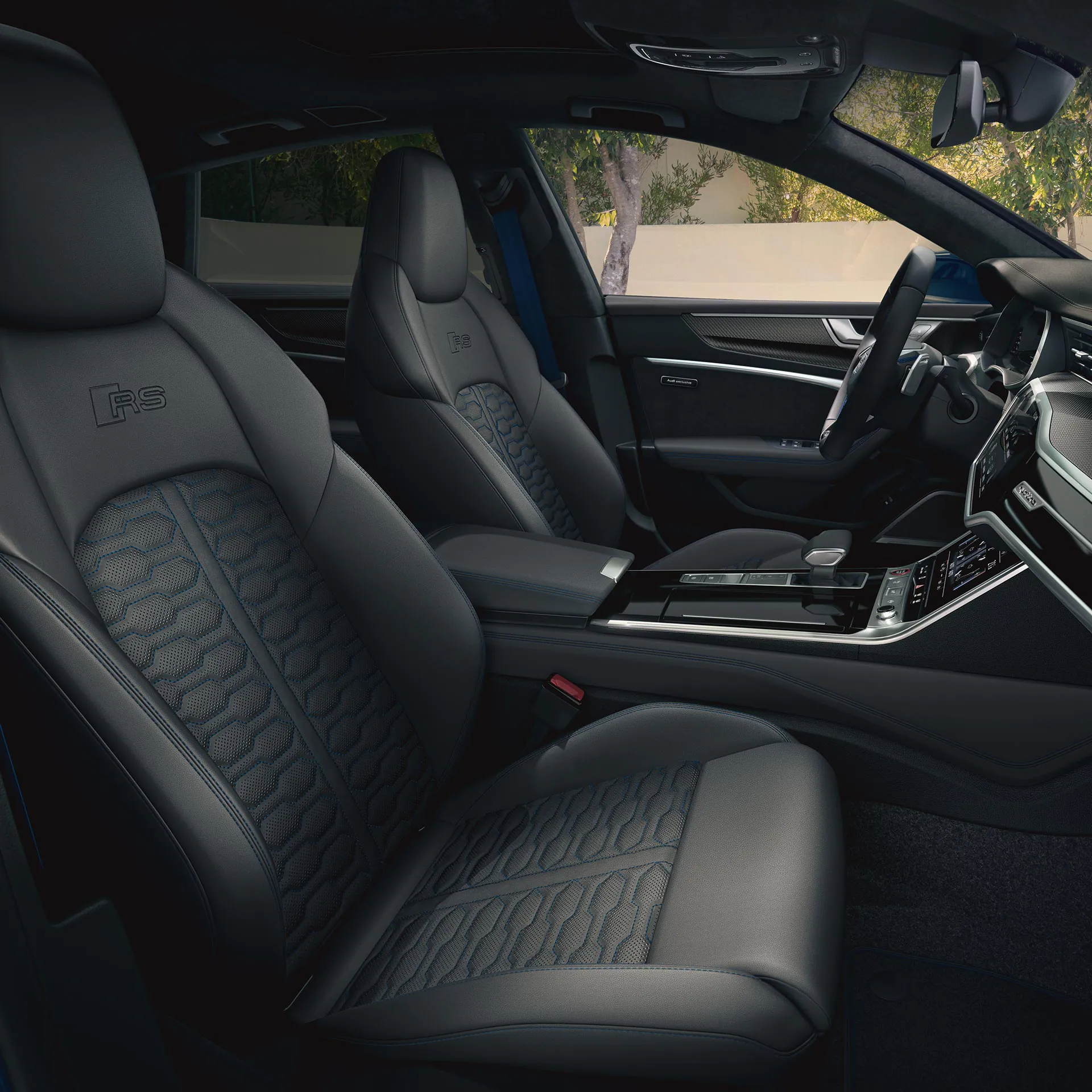 Interiorul Audi Exclusive al modelului Audi RS 7 Sportback