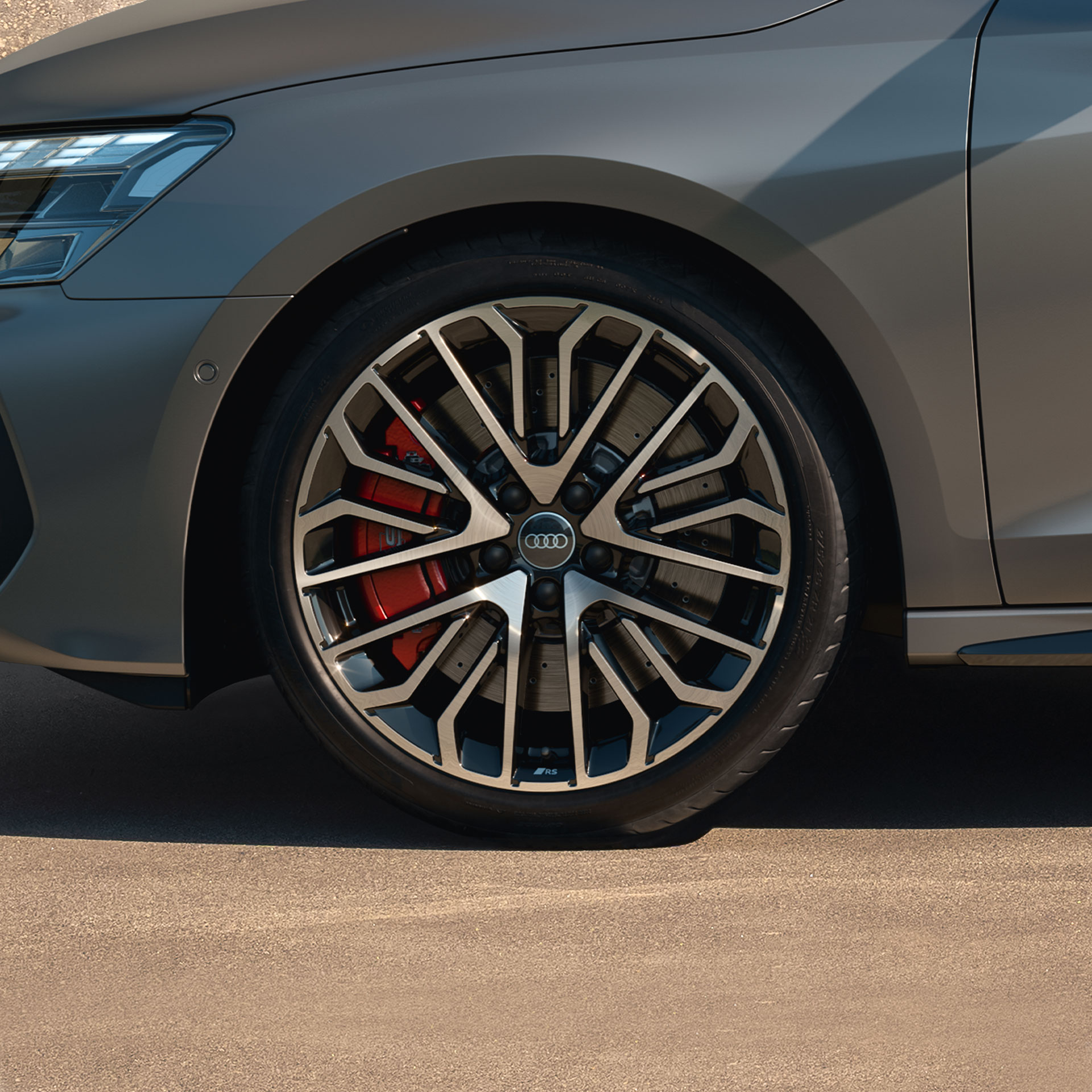 Audi S3 Zobrazení pneumatik