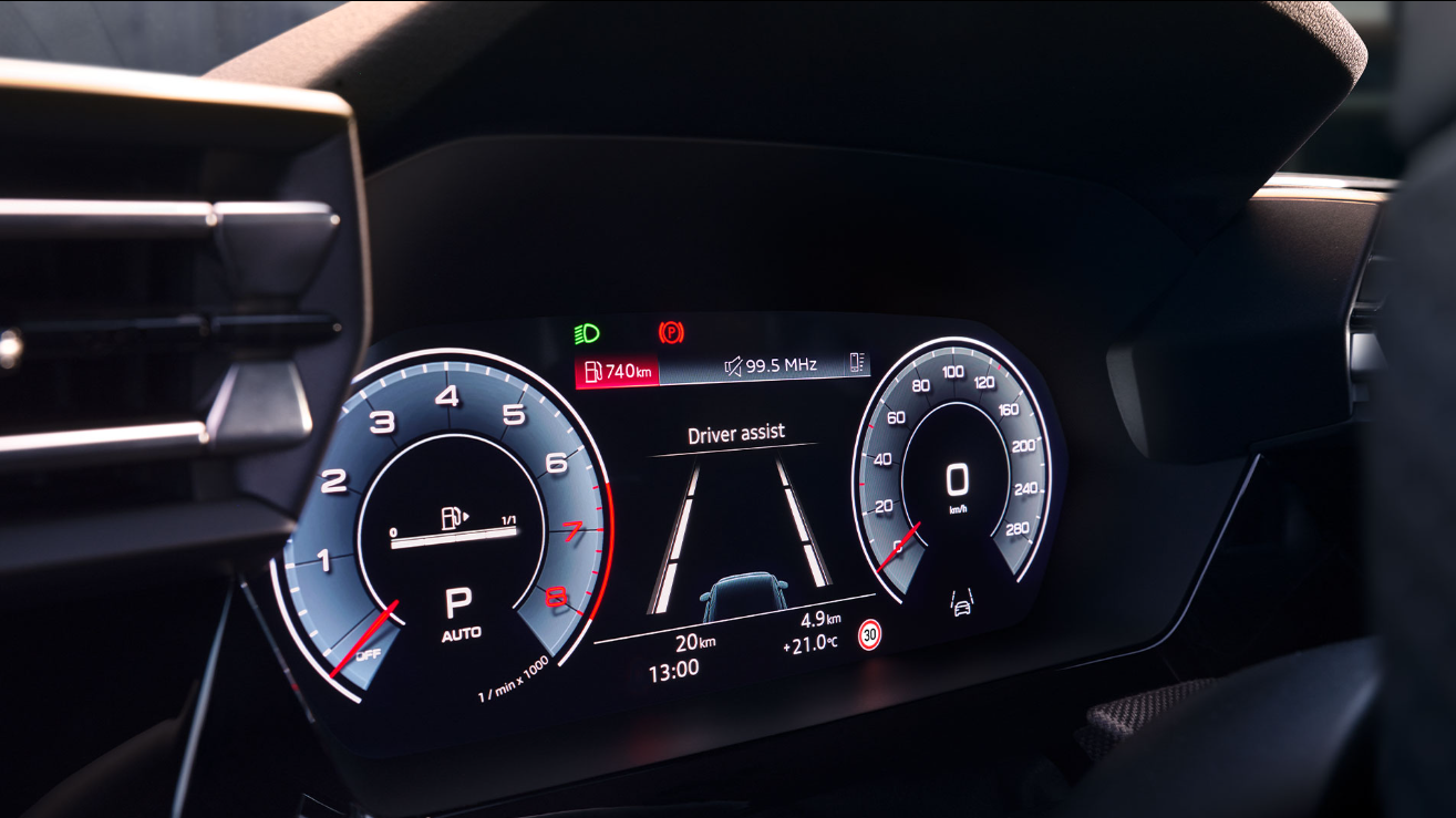 Virtual Cockpit Audi S3 Limuzína