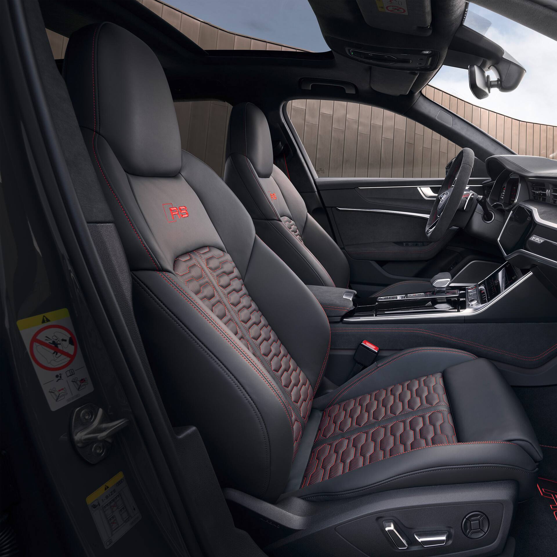 Audi RS 6 Avant văzut din interior