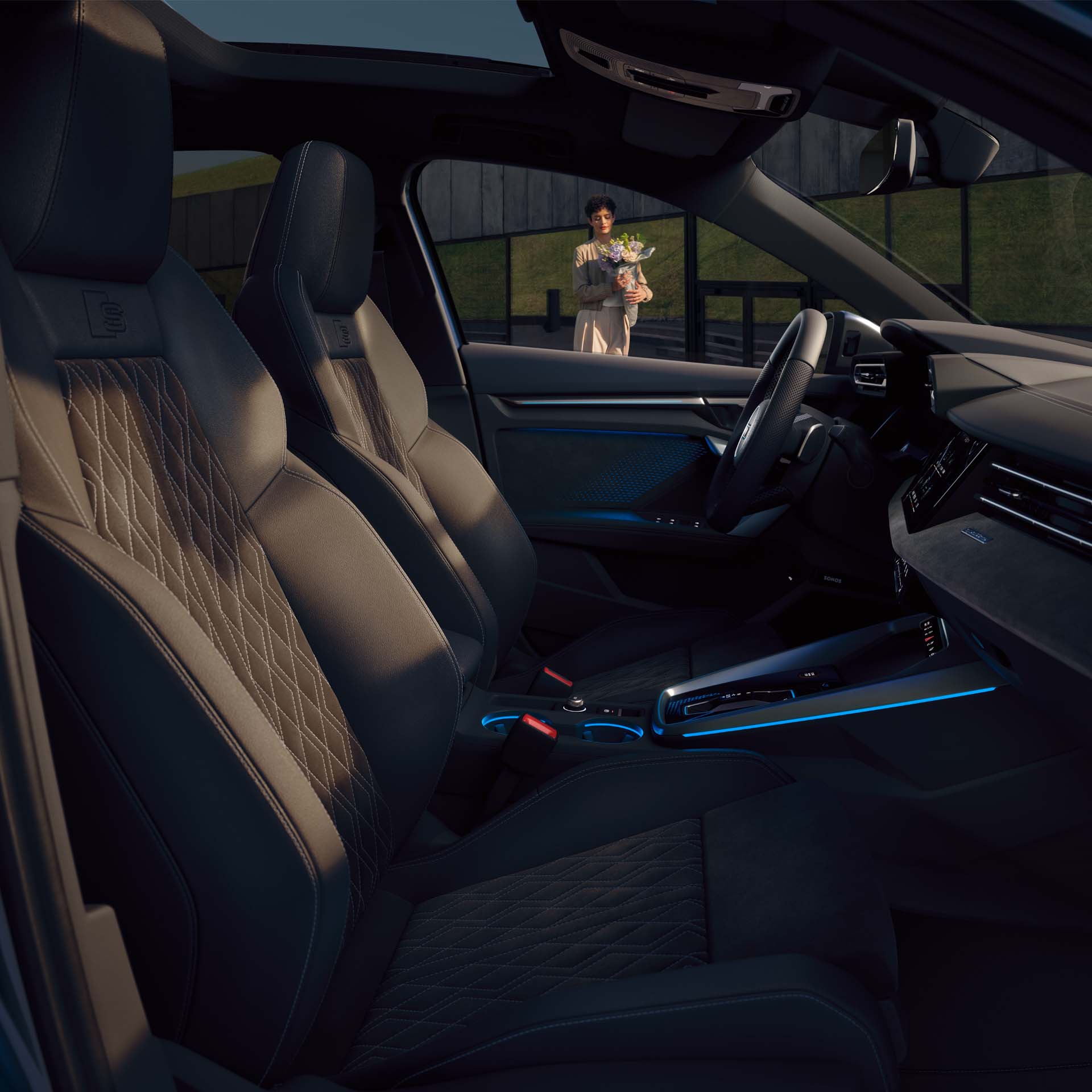 Interiér Audi S3 Limuzína
