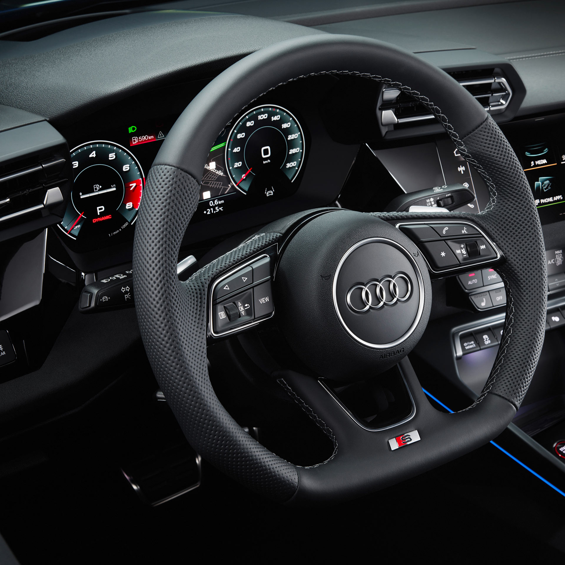 Virtual Cockpit Audi S3 Limuzína