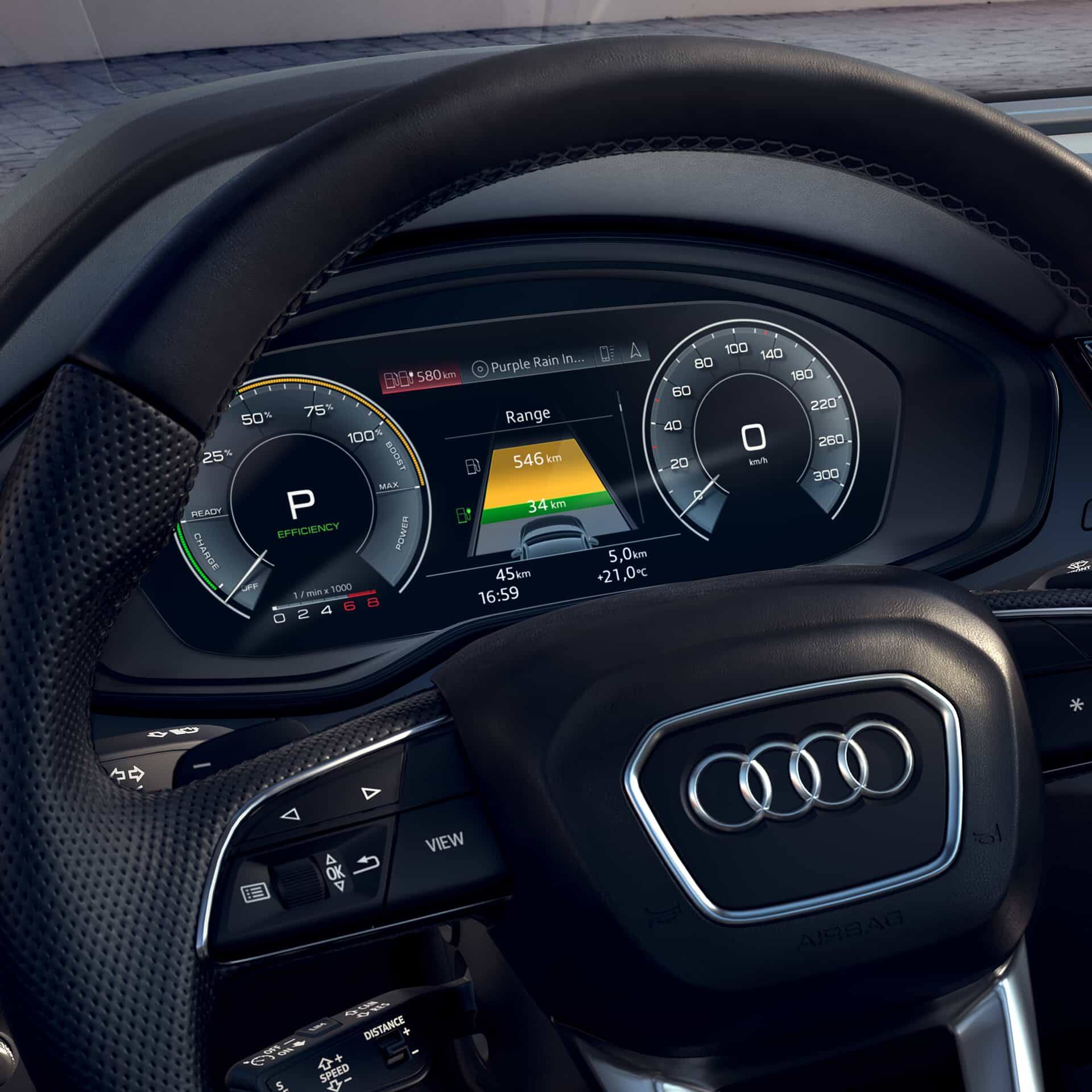 Audi Q5 Sportback TFSI e Powermeter