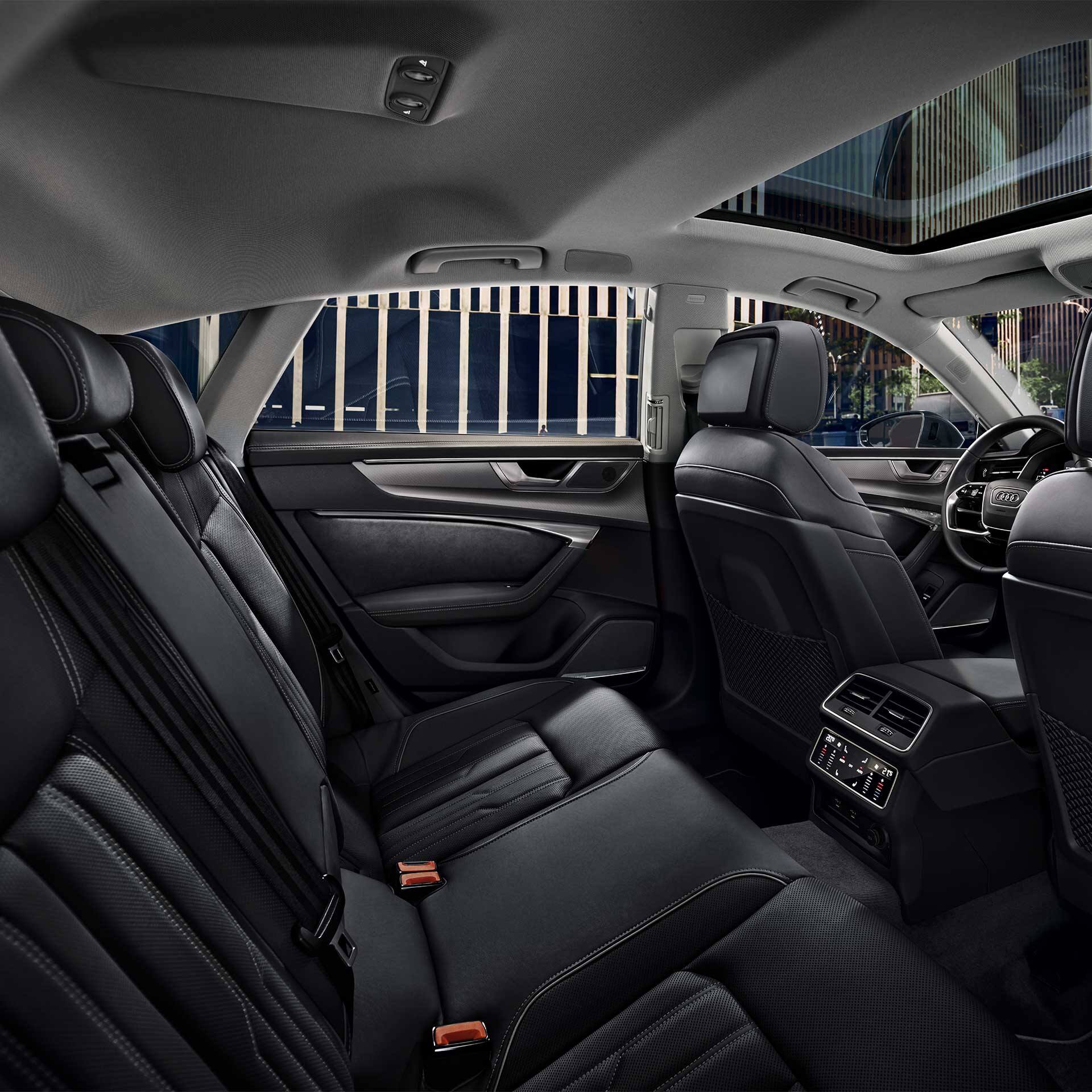 Audi A7 Sportback: zadnji sedež