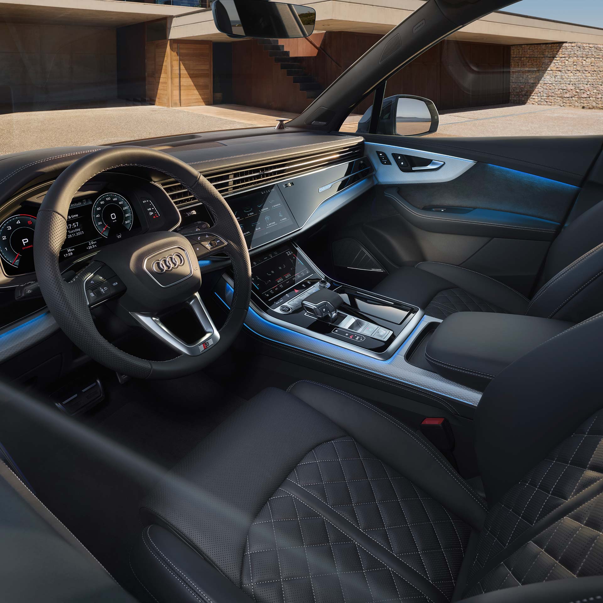 Ansicht Cockpit Audi Q7