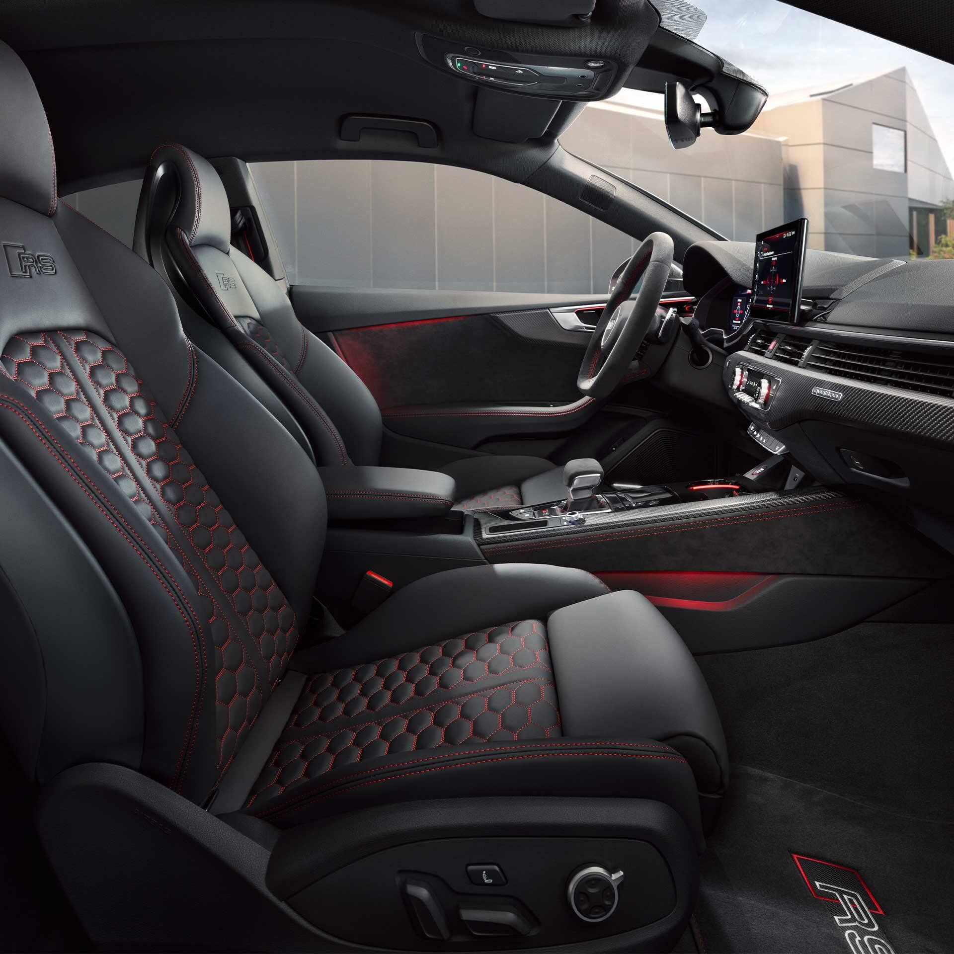 Pamje e brendshme e Audi RS 5