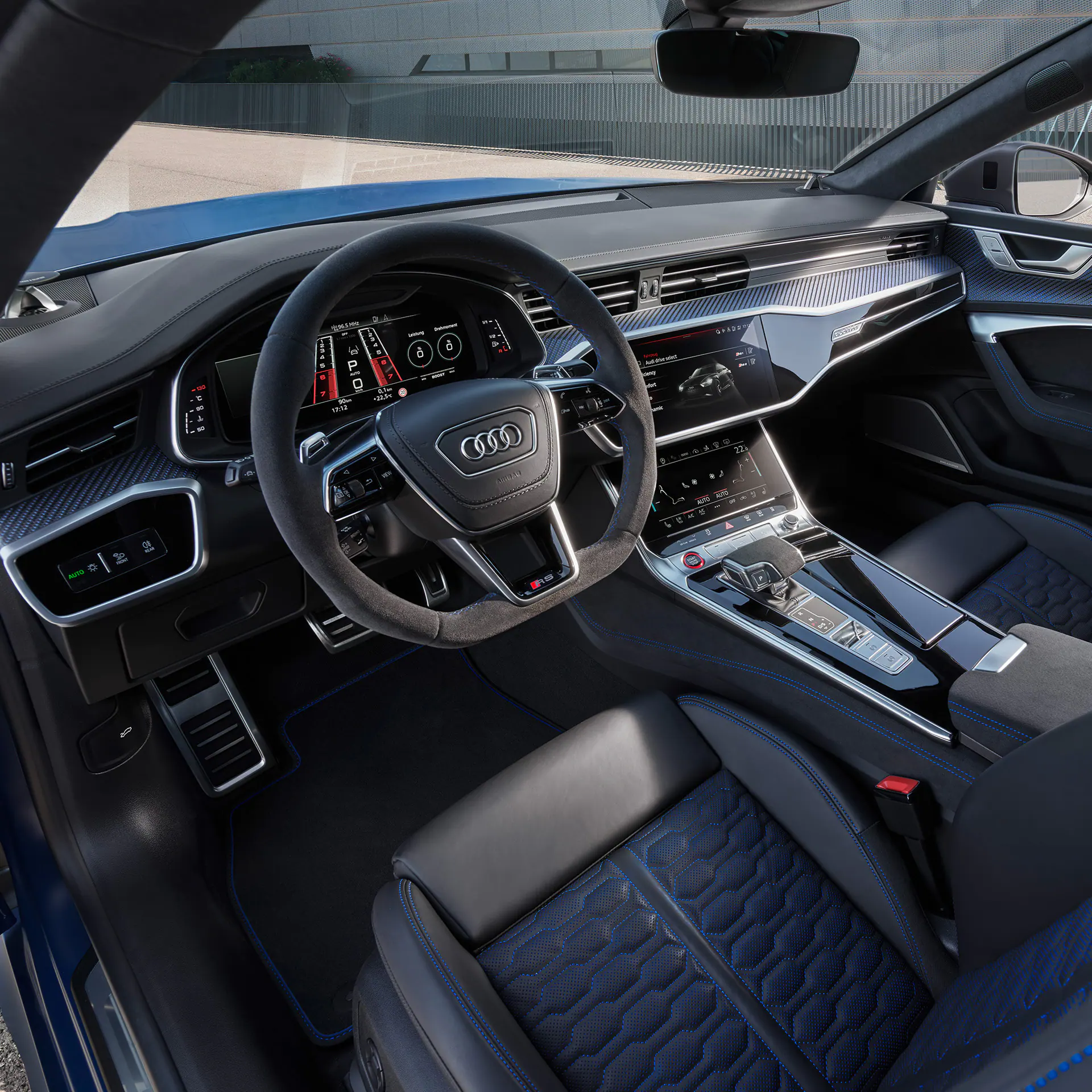 Virtual cockpit pentru Audi RS 7 Sportback
