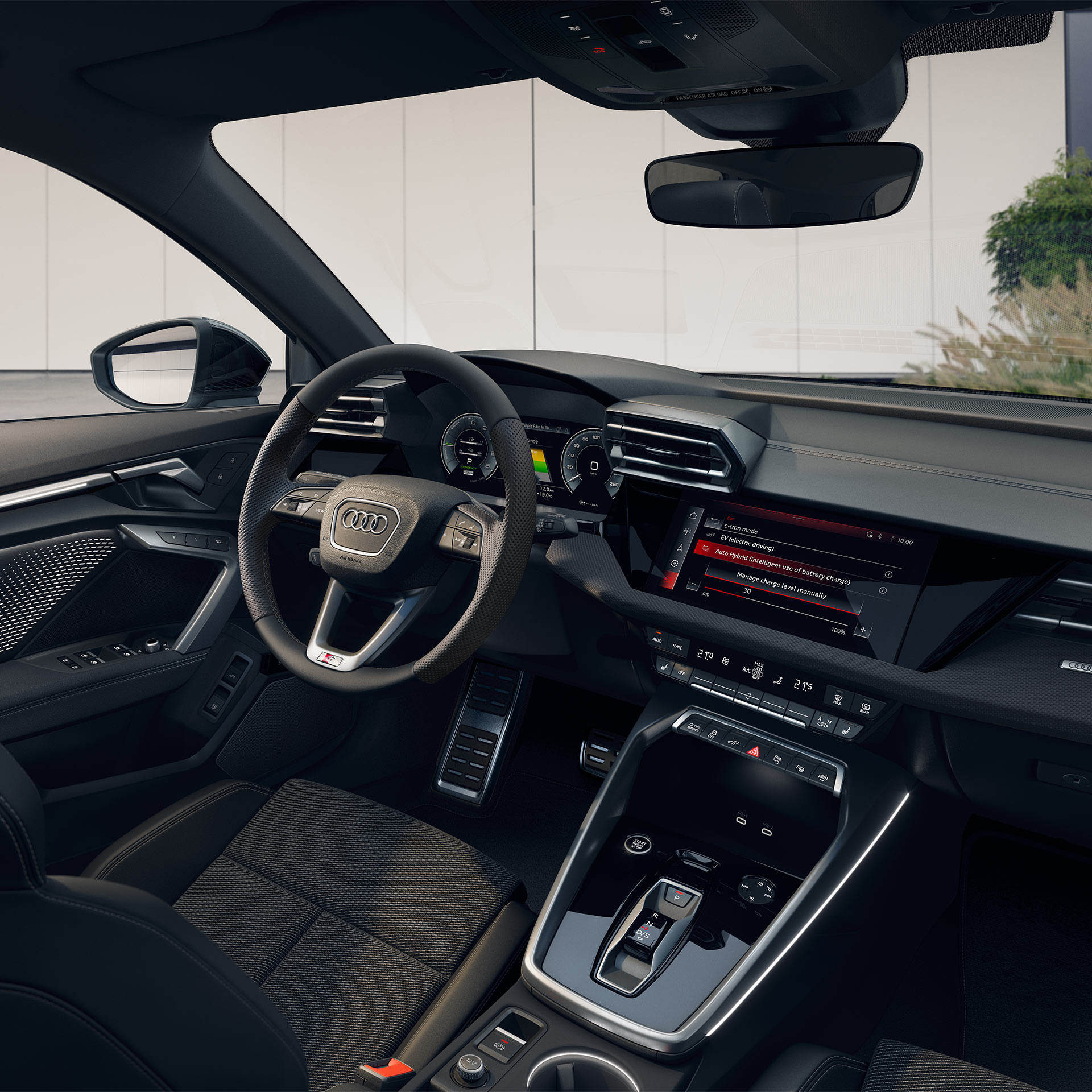 Audi A3 Sportback TFSI e interior.