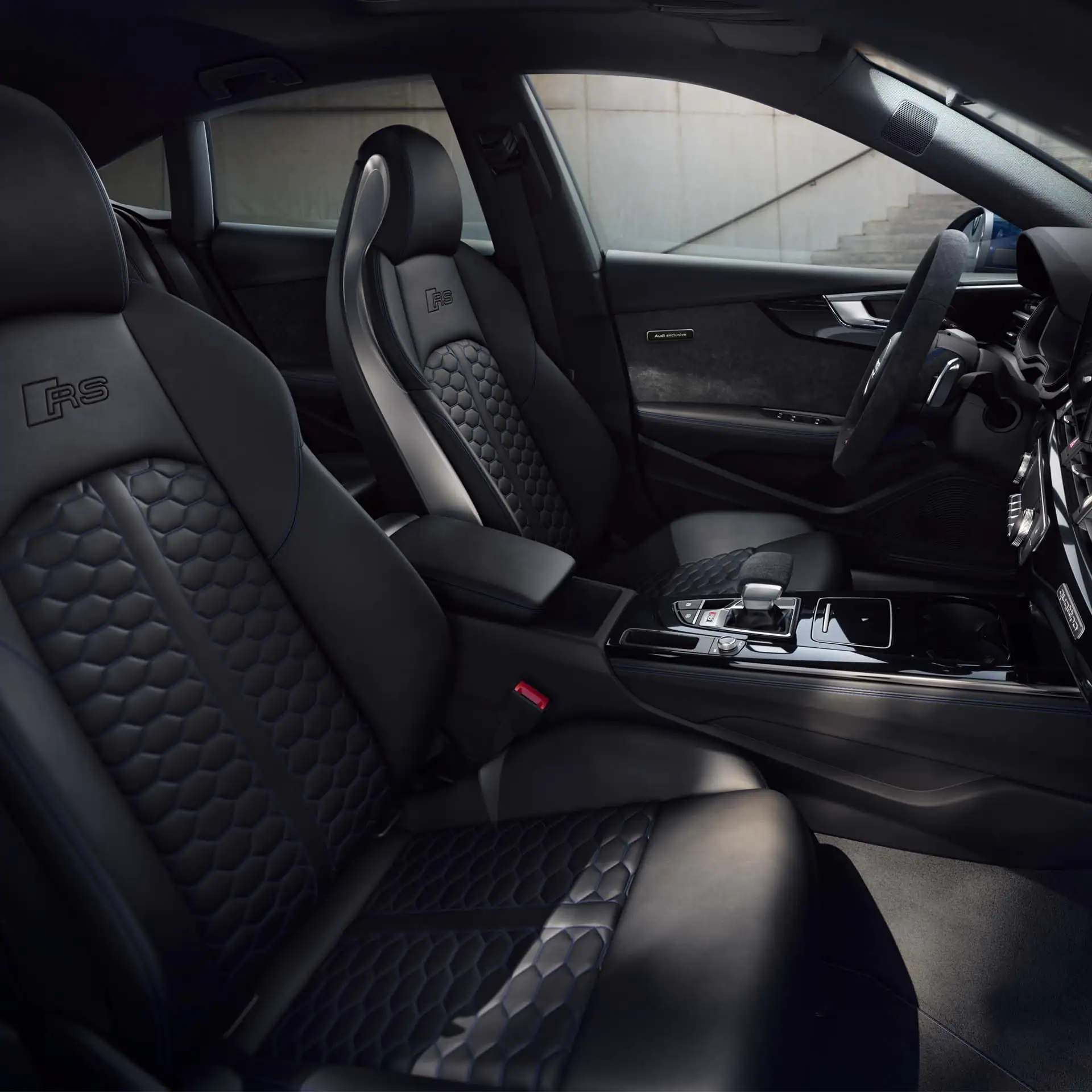 Innenansicht RS 5 Sportback mit exclusive Ausstattung