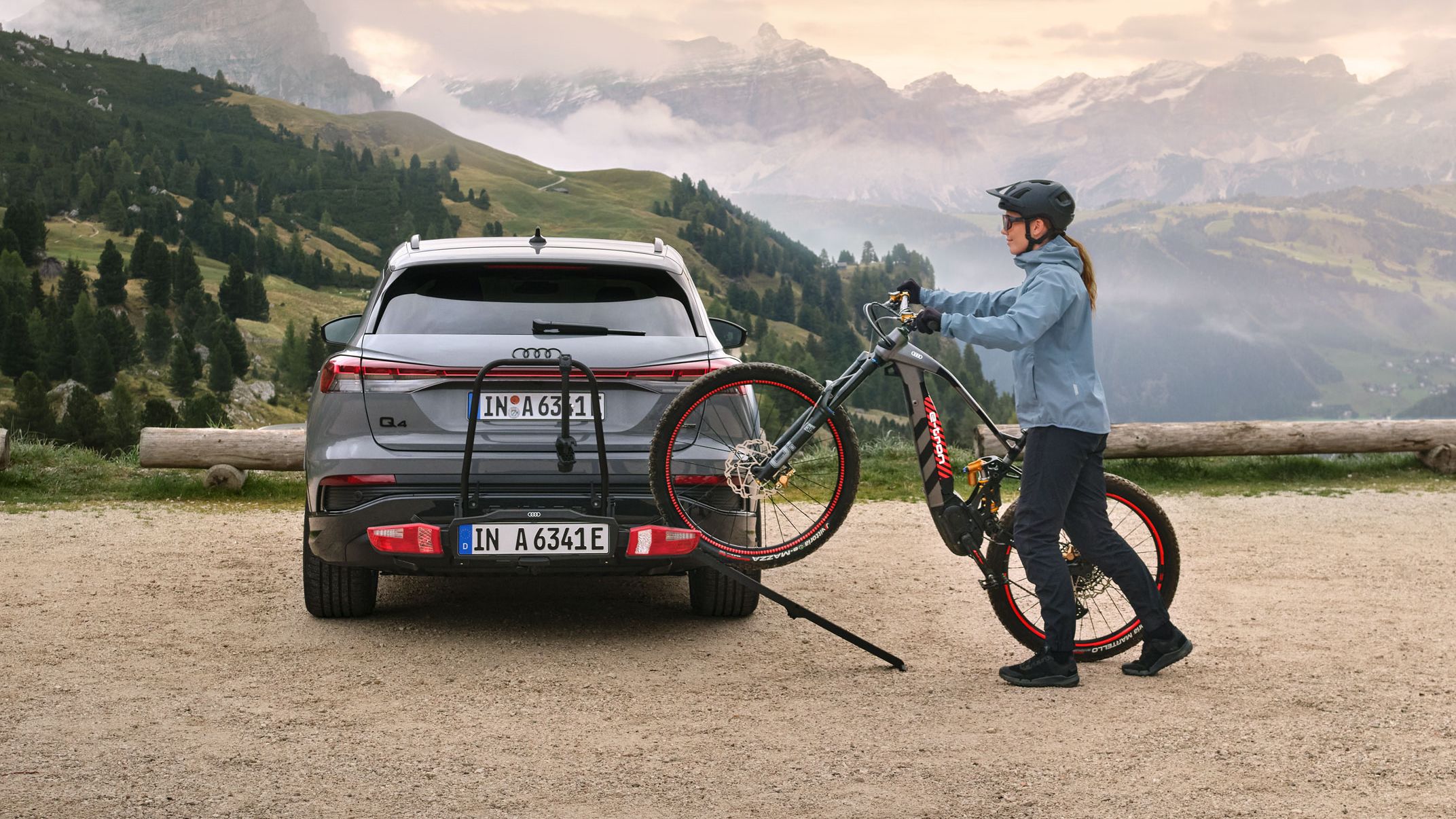 Audi electric mountain bike powered by Fantic