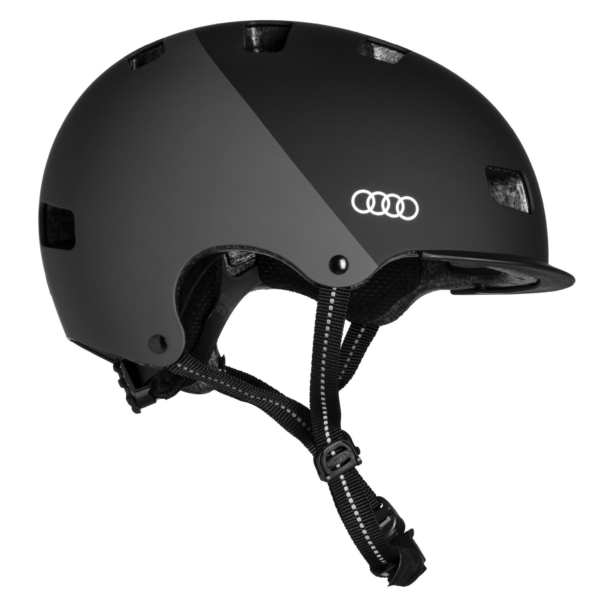 Audi Scooter Helm in schwarz