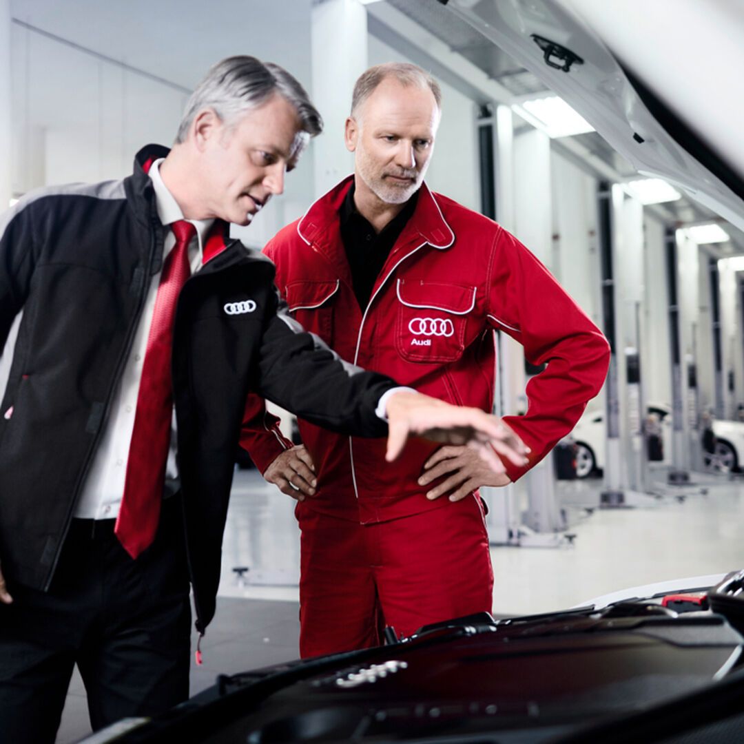 Audi Pickerl-Überprüfung in der Werkstatt