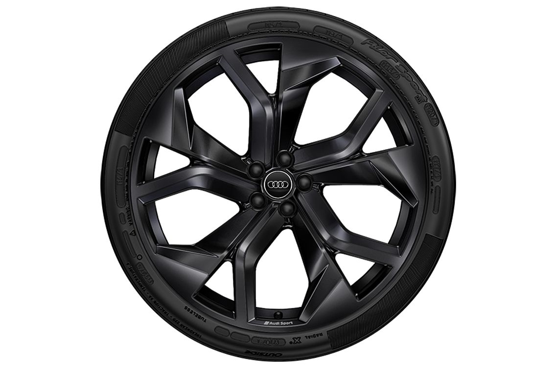 Audi Q8 Winterkomplettrad 5-Y-Speichen-Rotor-Design schwarz