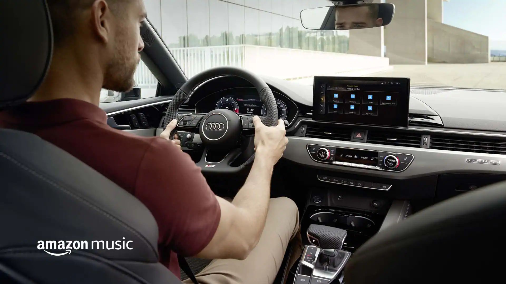 Audi S5 mit Amazon music