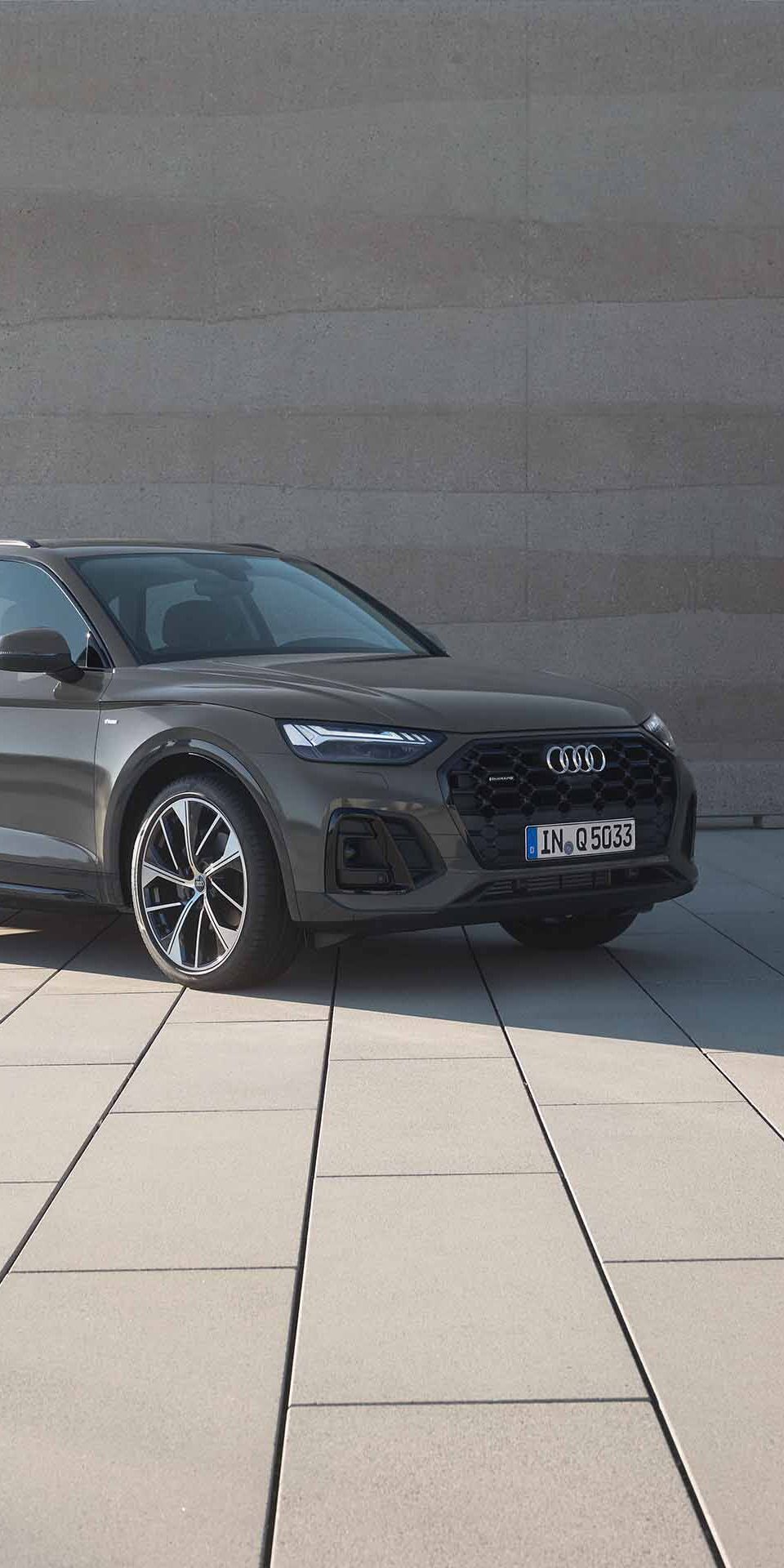 Frontale Seitenansicht Audi Q5