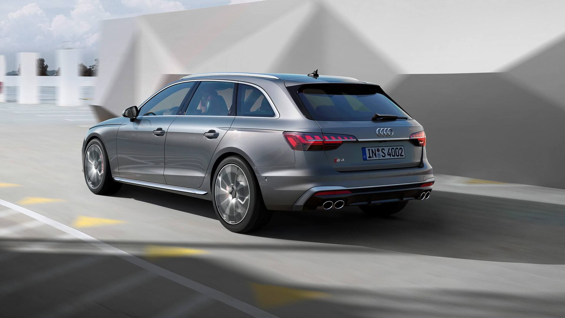 Audi S4 Avant dynamische Seitenansicht