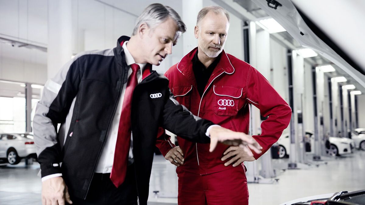 Audi Filter Service mit Original Audi Ersatzteilen 