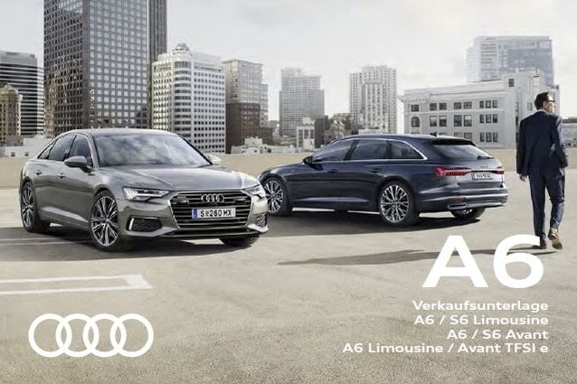 Audi A6 Avant Verkaufsunterlagen Katalog Preisliste
